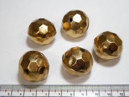 Gold Metal Beads 12