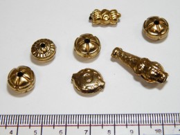 Gold Metal Beads 29