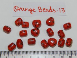 Orange Beads 13