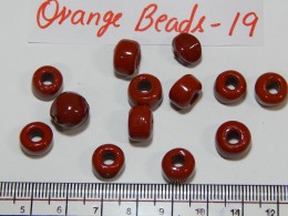 Orange Beads 19