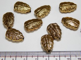 Gold Metal Beads 19
